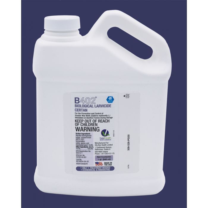 Wax Moth Larvicide B402 Certan 1 qt