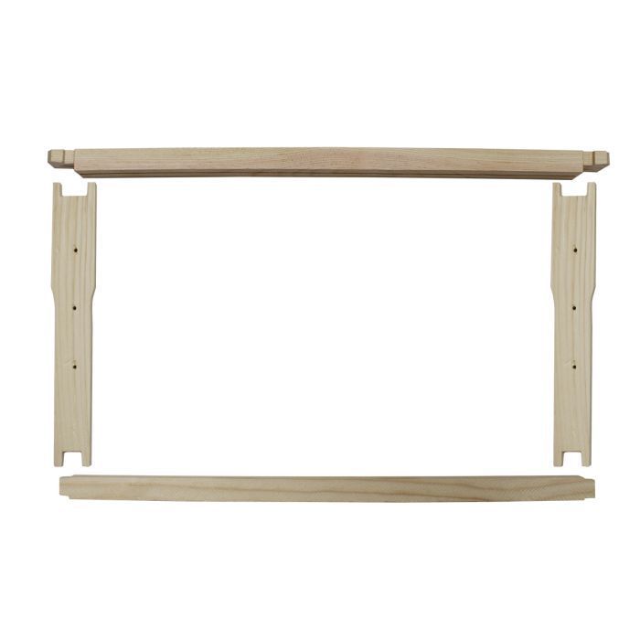 Deep Frames 9 1/8" Grooved Top Bar Grooved Bottom Bar Select Unassembled Nails Included - 10 Pack