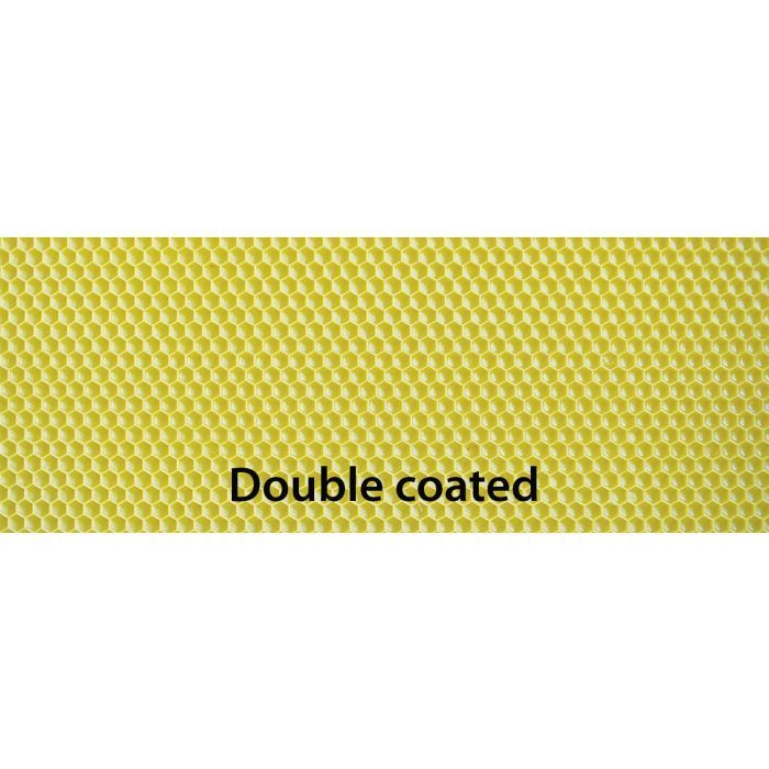 Medium 5 1/2" X 16 3/4" Double Coated Yellow Plasticell - Each