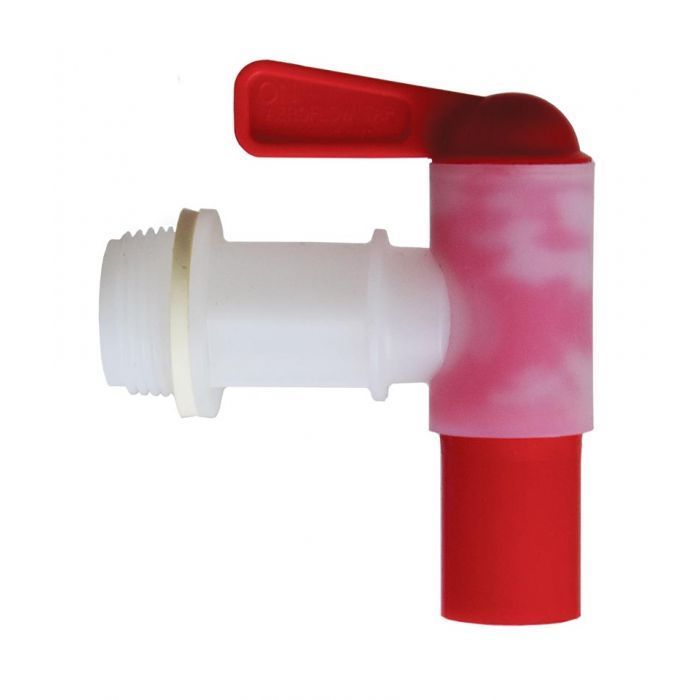 3/4 Plastic Faucet for Cap for 60 lb Pail - Each