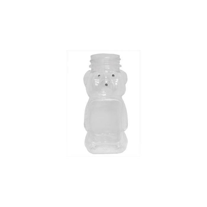 1 1/2 lb Clear Panel Squeeze Bear without Lids - 138 Pack