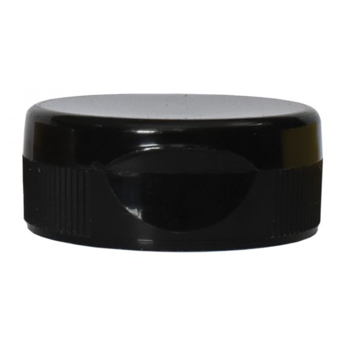 38 mm Snap Cap with Tamper Resistant Seal - Black - Each