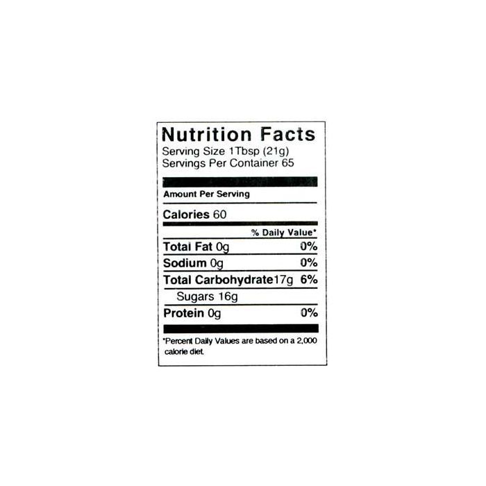 3 lb Nutritional Label - 100 Pack