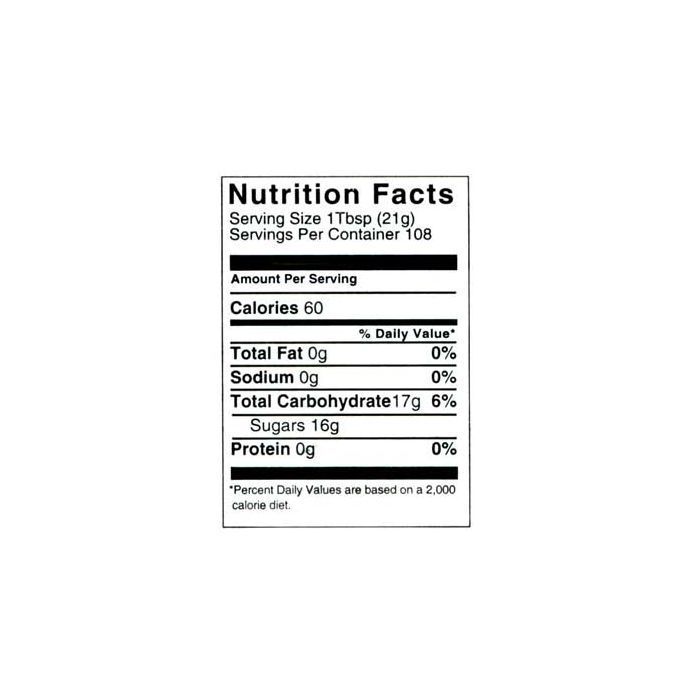 5 lb Nutritional Label - 100 Pack