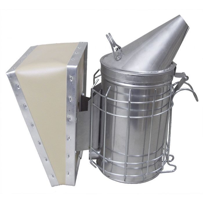Dadant Smoker 4 x 7 Stainless Steel with Shield