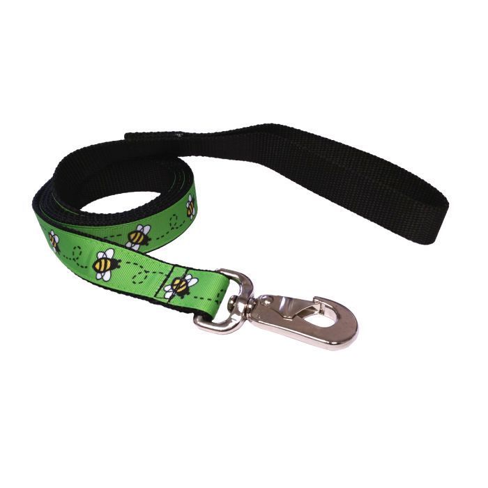 Dog Leash Green/Black 70"