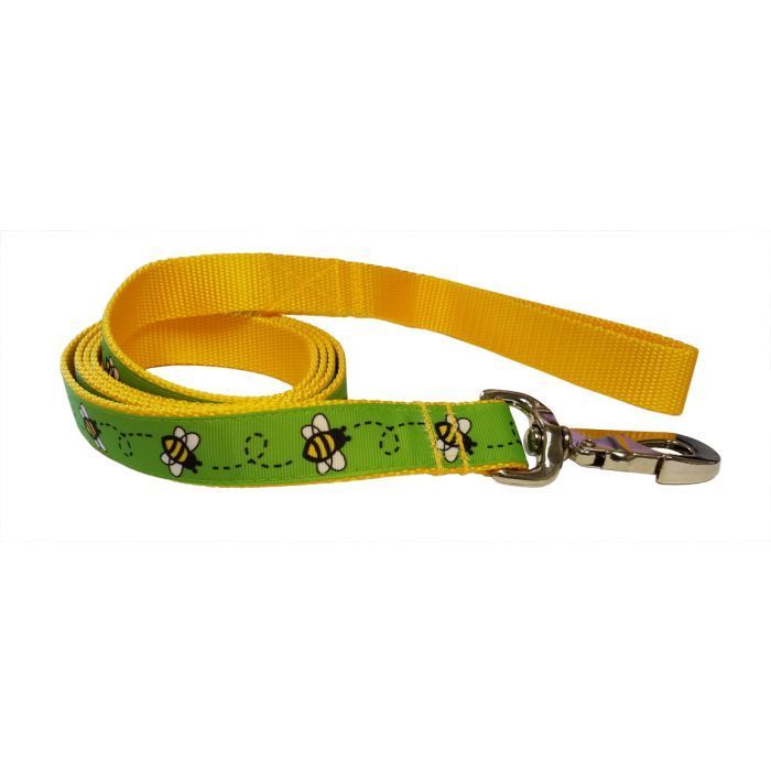 Dog Leash Green/Yellow 70"
