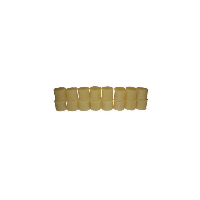 Refined 100% Pure Beeswax White 1 oz - 16 Pack Plugs