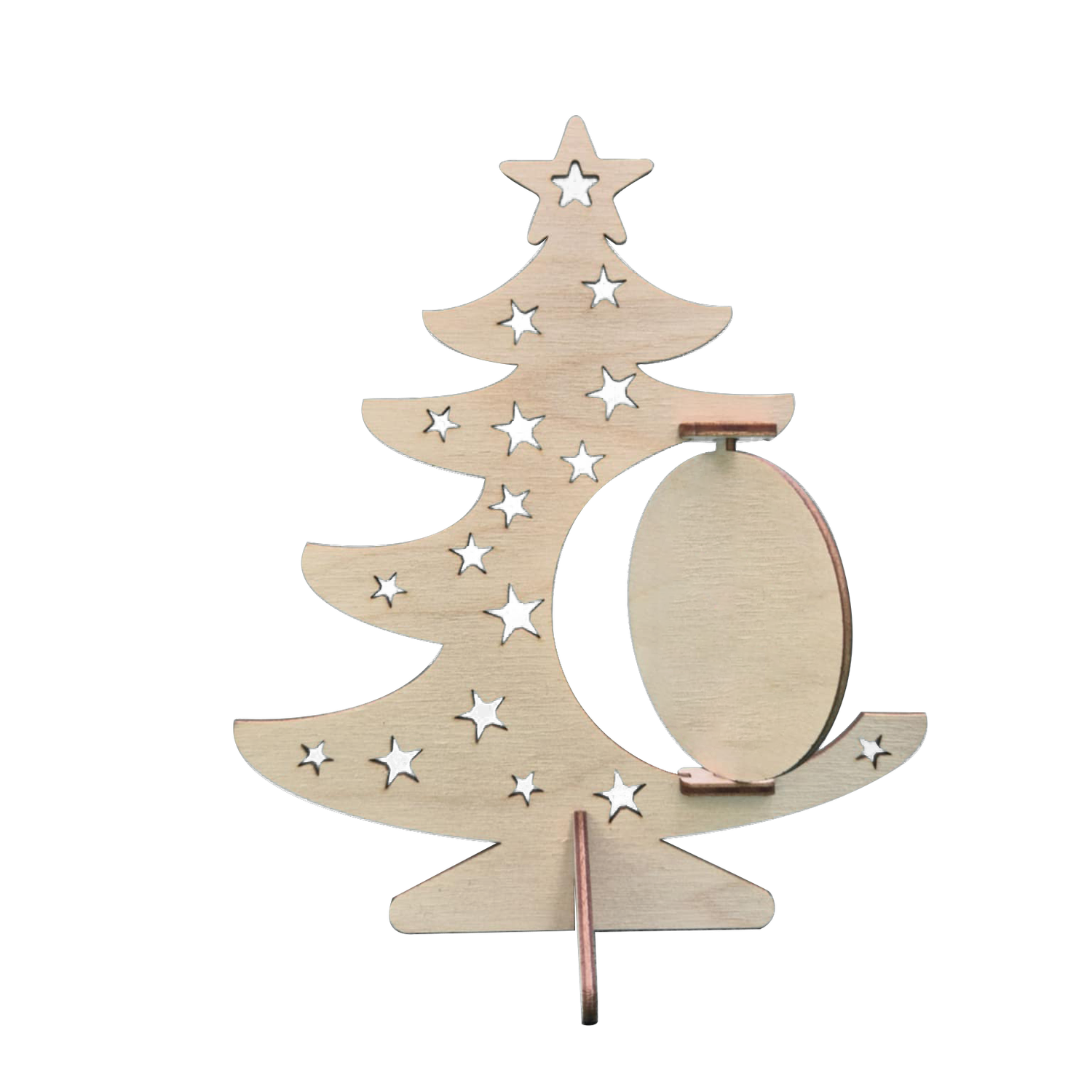 Choinka z ruchomą bombką