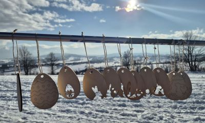 Eko zawieszki - pisanki grawerowane