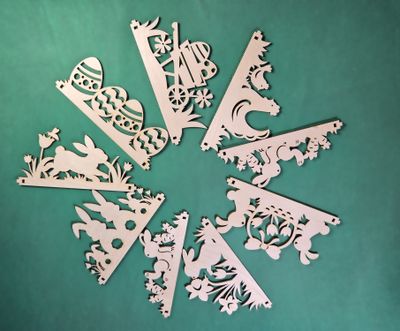 Wiosenny płotek drewniany