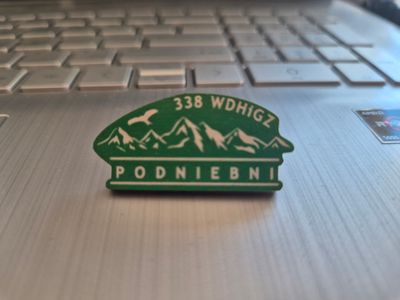 Przypinki drewniane typu PIN