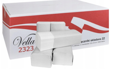 Ręcznik papierowy ZZ Biały Celuloza Vella