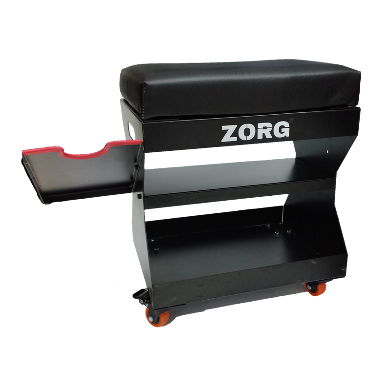 كرسي زورج معدن متحرك حامل للأدوات بحامل صاروخ