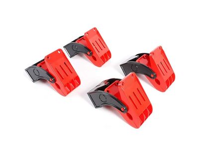 طقم مشابك 4 قطع لتعليق الفوط والدواسات