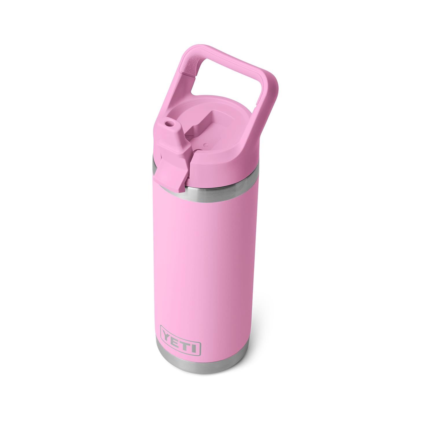 26oz Rambler straw bottle, Color: Power pink, Size: 26 oz