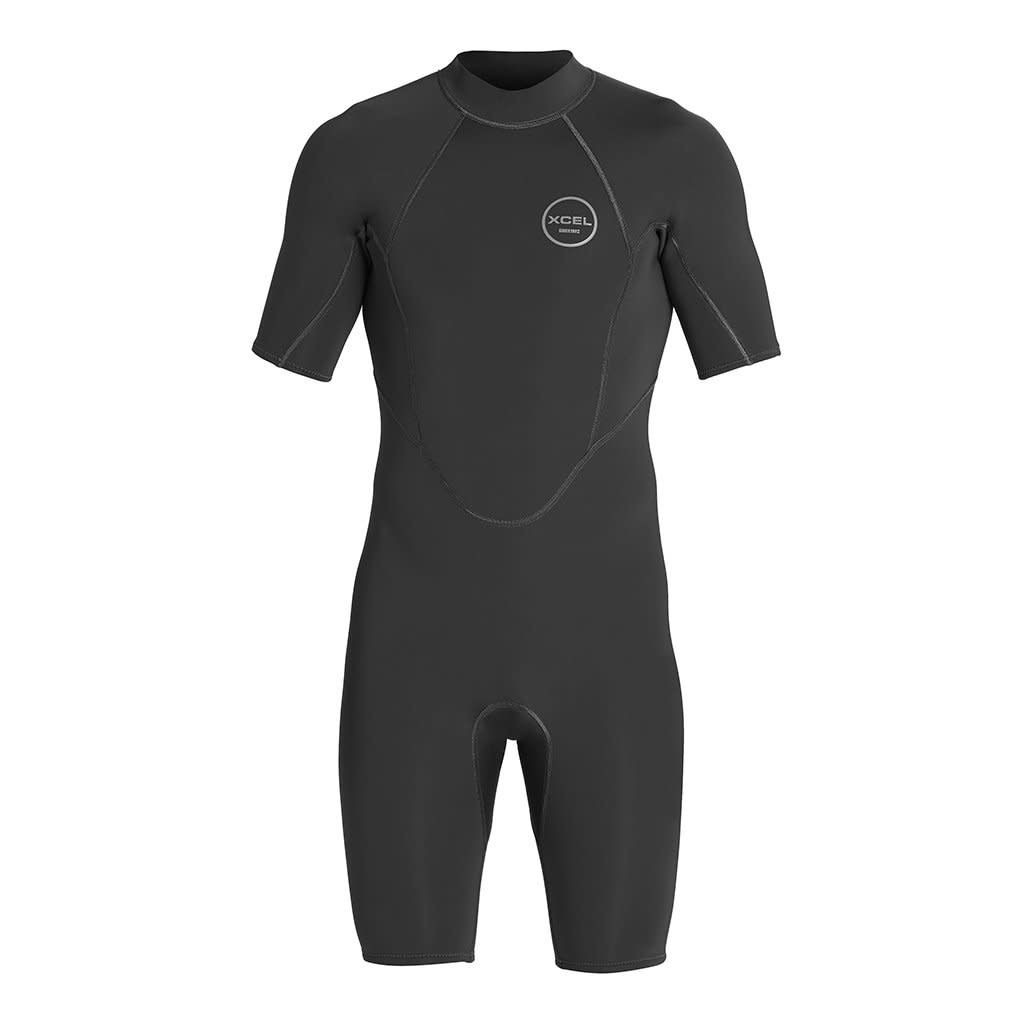 Axis men&#39;s spring 2 mm wetsuit, Color: Blk, Size: M