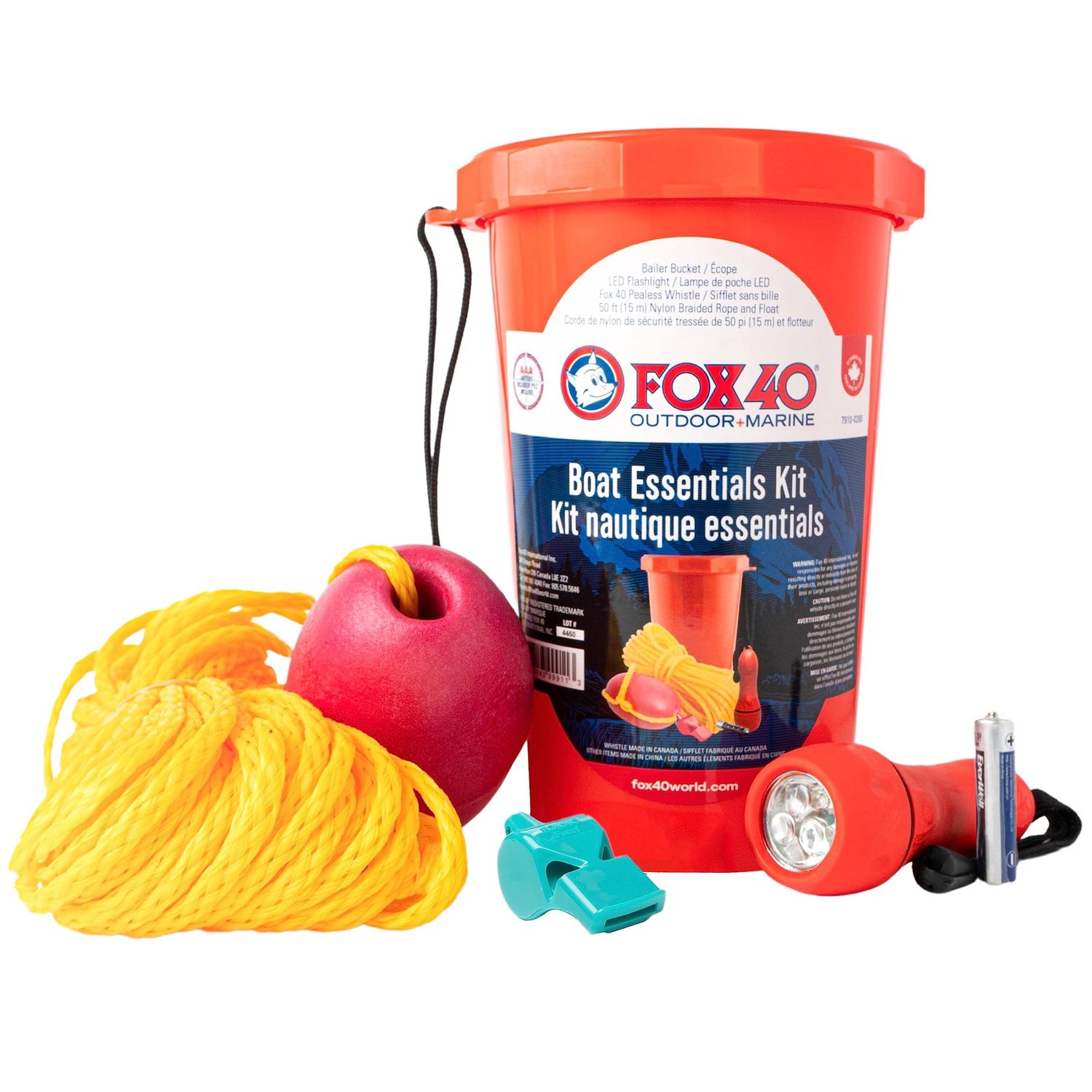 Fox 40 marine boat essentials kit, Color: Orange, Size: Regular