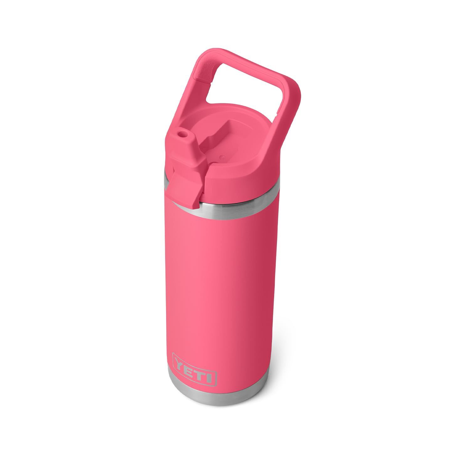 Rambler 18oz Straw bottle, Color: Tropical pink