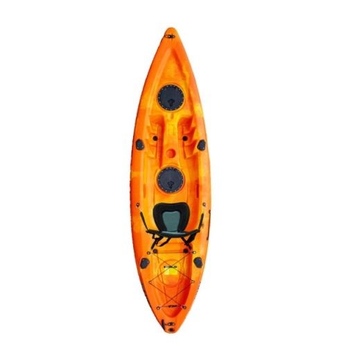 fury single kayak, Colour: yellow/orange