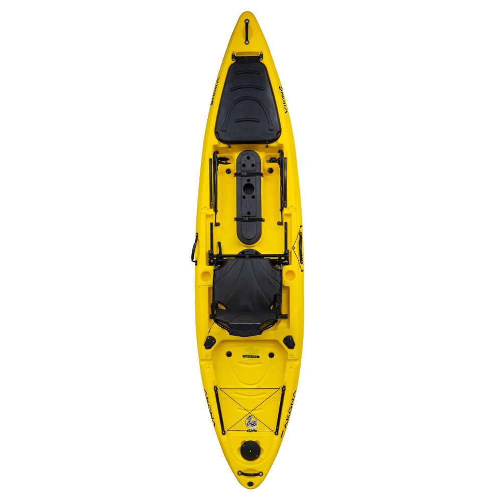 viking fishing kayak, Colour: yellow, Size: 12&#39;