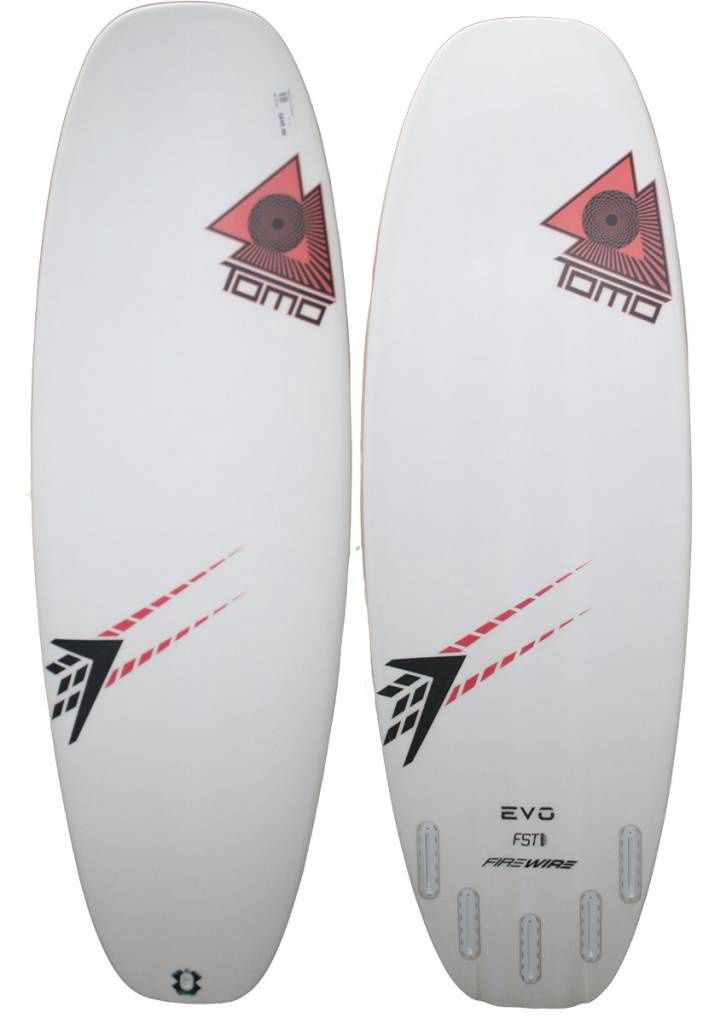 Evo kite, length: 5&#39;3&quot;, fin config: 5 fin, fin type: futures
