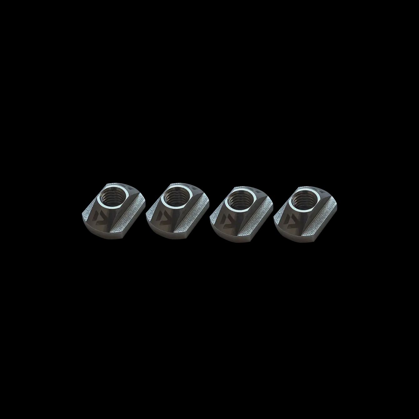 foil track hardware, Color: M8 nuts