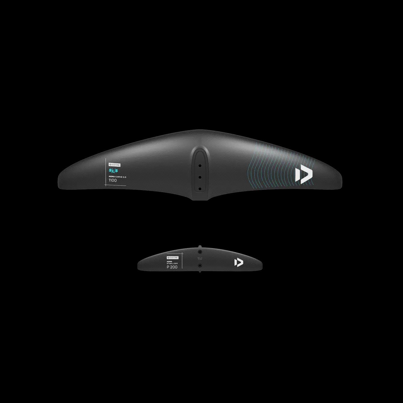 foil wing set aero carve 2.0 SLS, Size: 1100/200
