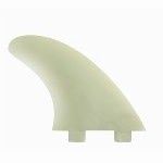 FCS 2-tab natural glass single fins, Color: Left, Size: M5-M