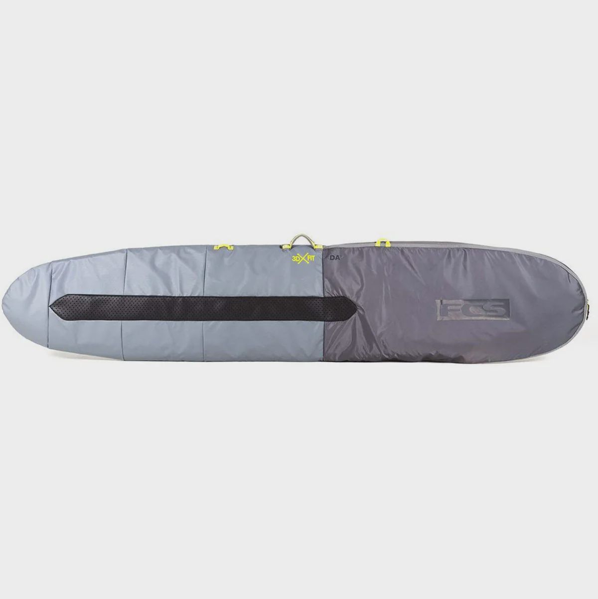 FCS 3Dxfit longboard day bag, Color: Cool grey, Size: 9&#39;6&quot;
