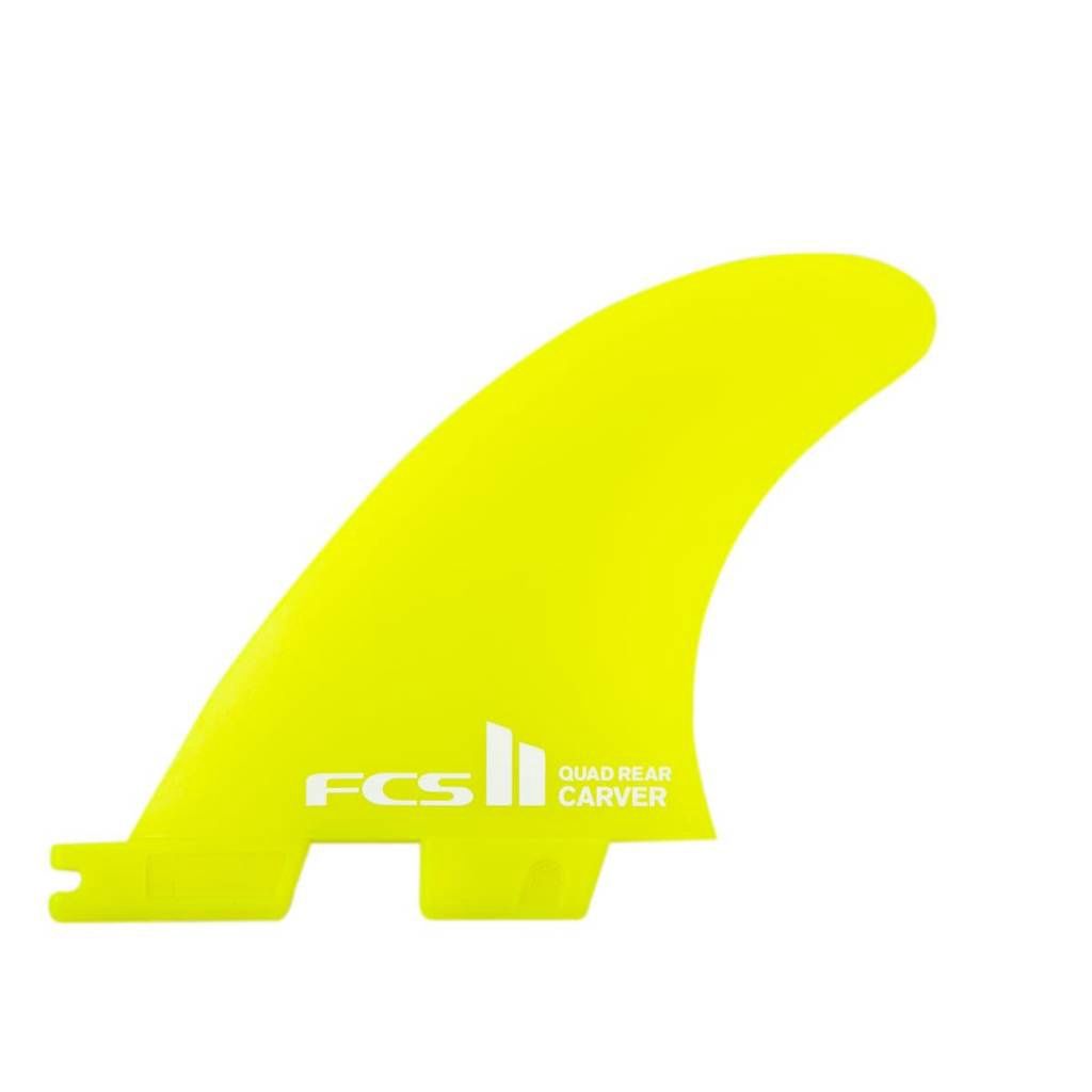FCS II neo glass rear quad carver fins, Size: M