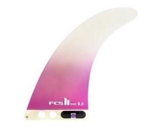 FCS II pivot longboard fin, Color: Purple, Size: 8.0&quot;