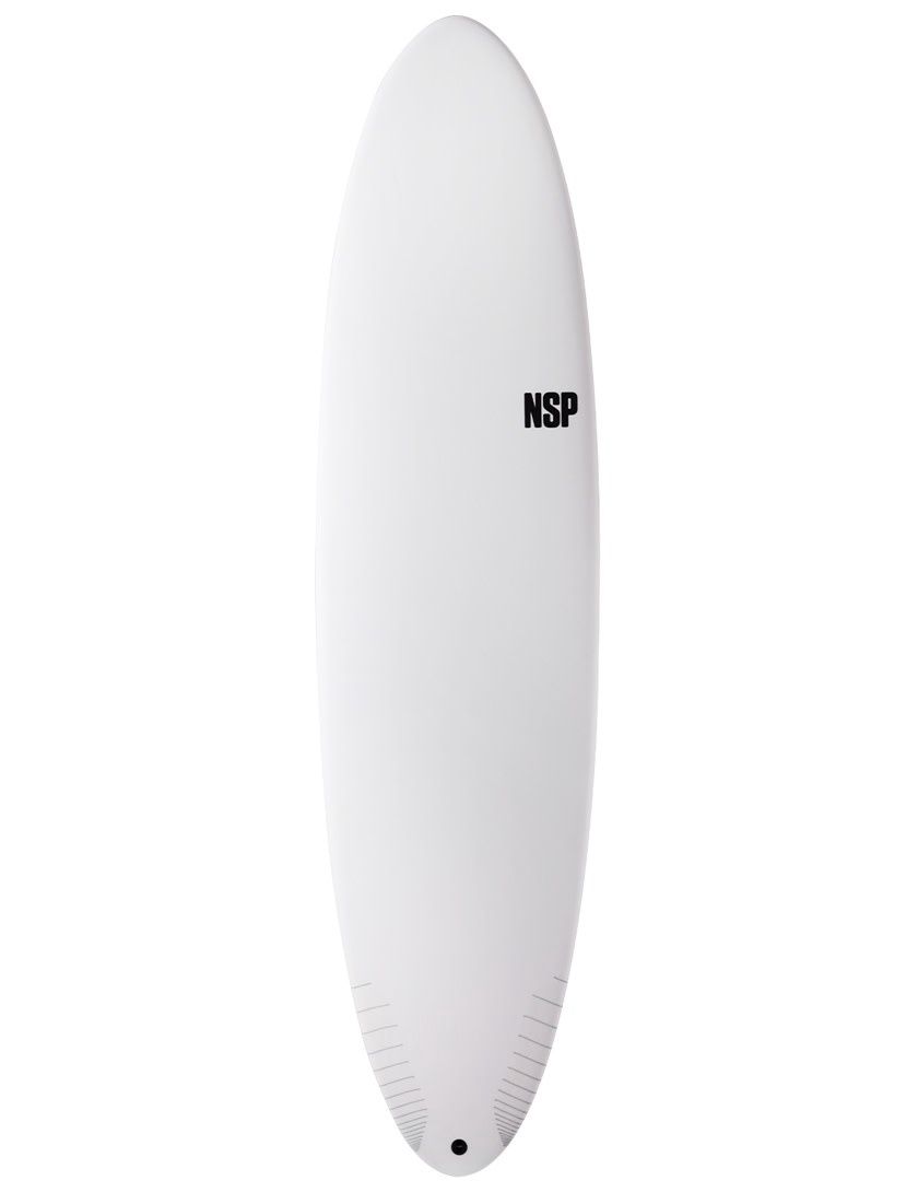 Protech fun surfboard, Color: white, Size: 7&#39;2&quot;
