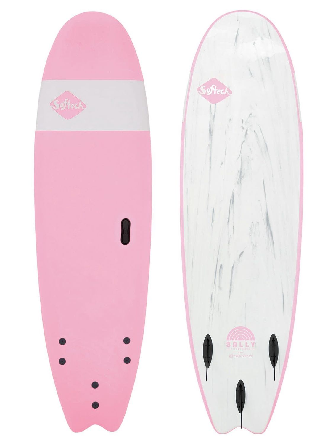 Sally Fitzgibbons surfboard, Color: pink, Size: 7&#39;