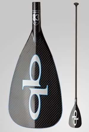 Quickblade flyweight 83 carbon SUP paddle, Color: silver
