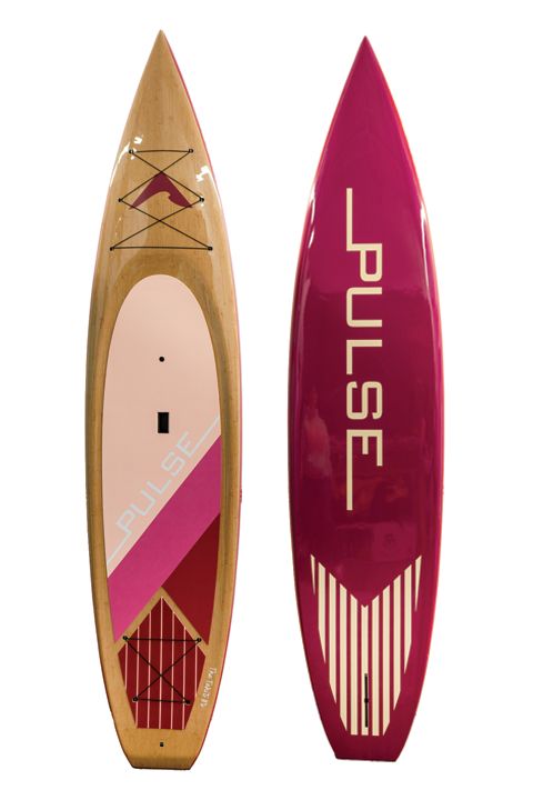 Tahiti p/c sup displacement board, Color: fuschia, Size: 11&#39;4&quot;
