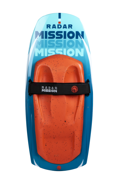 Radar mission kneeboard, Color: Navy blue/fire red