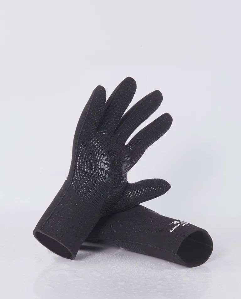 Dawn patrol 3mm glove update, Color: Blk, Size: XL