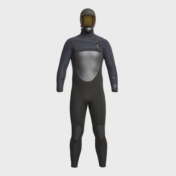 Drylock 6/5mm Hooded fullsuit, Color: black, Size: M