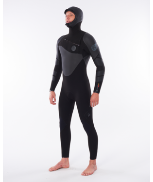 fbomb heatseeker 5/4 hooded, Color: black, Size: M