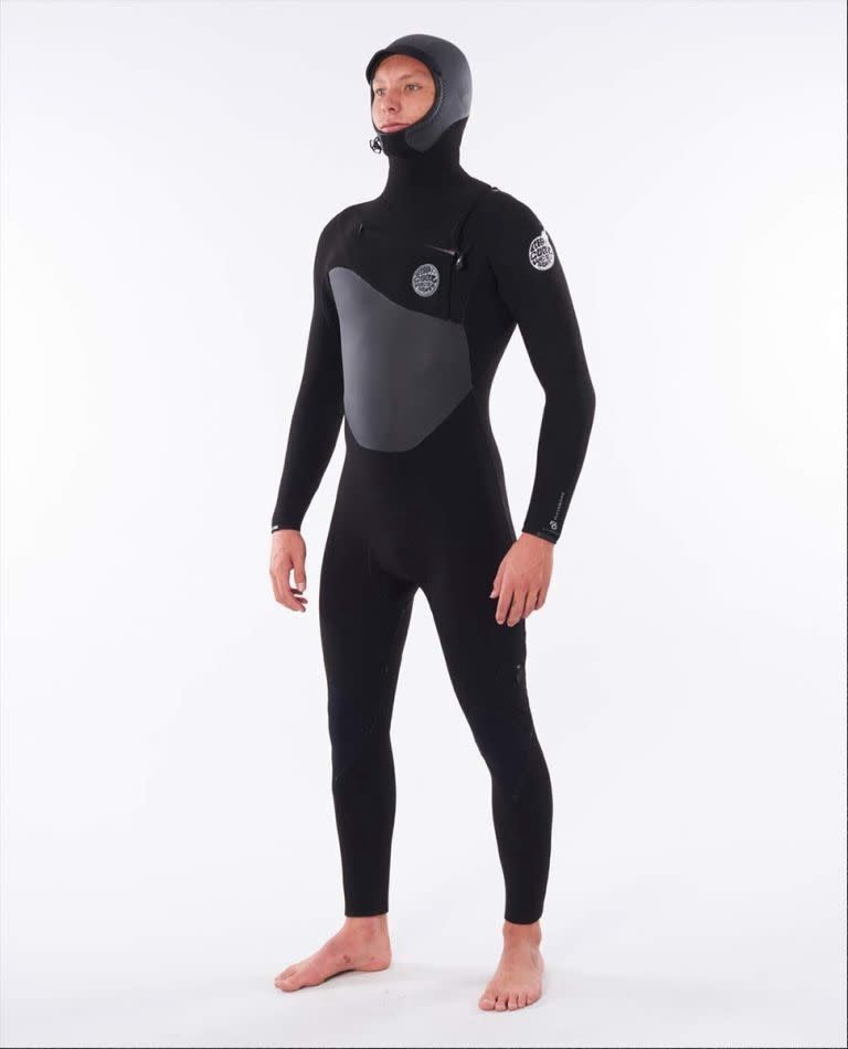 flashbomb 6/4 hooded fullsuit, Color: black, Size: M