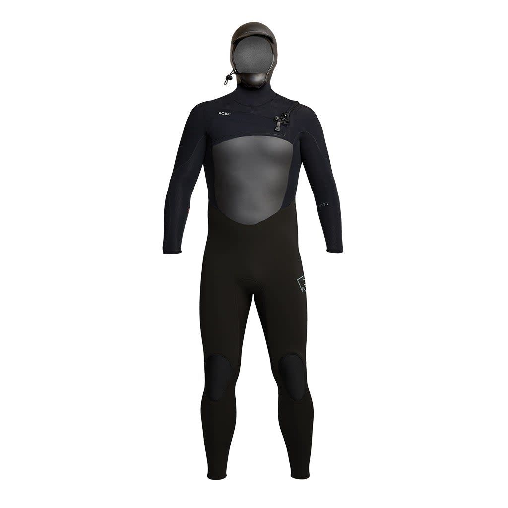 Infiniti 5/4 hooded fullsuit, Color: blk, Size: M