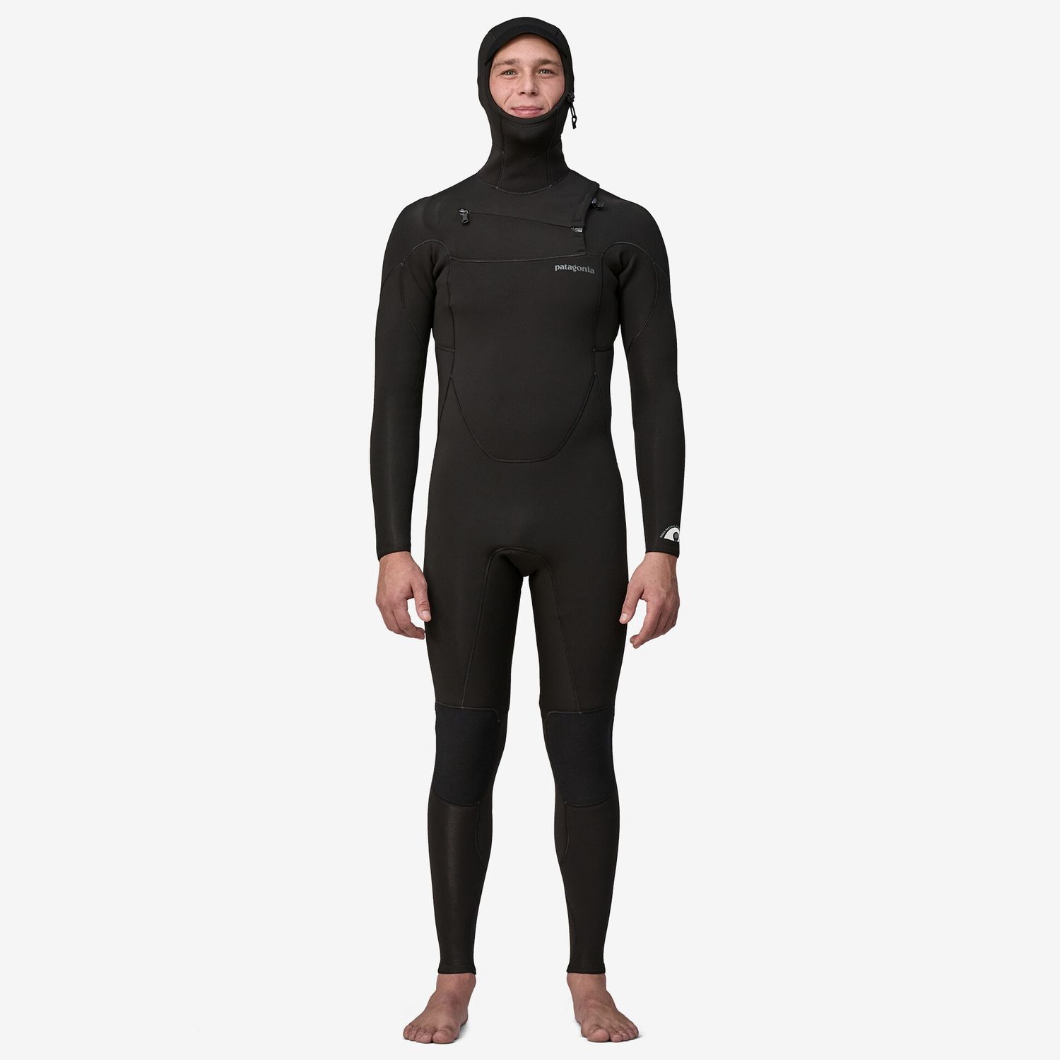 M&#39;s R5 Yulex regulator fz hooded fullsuit, Color: Blk, Size: M