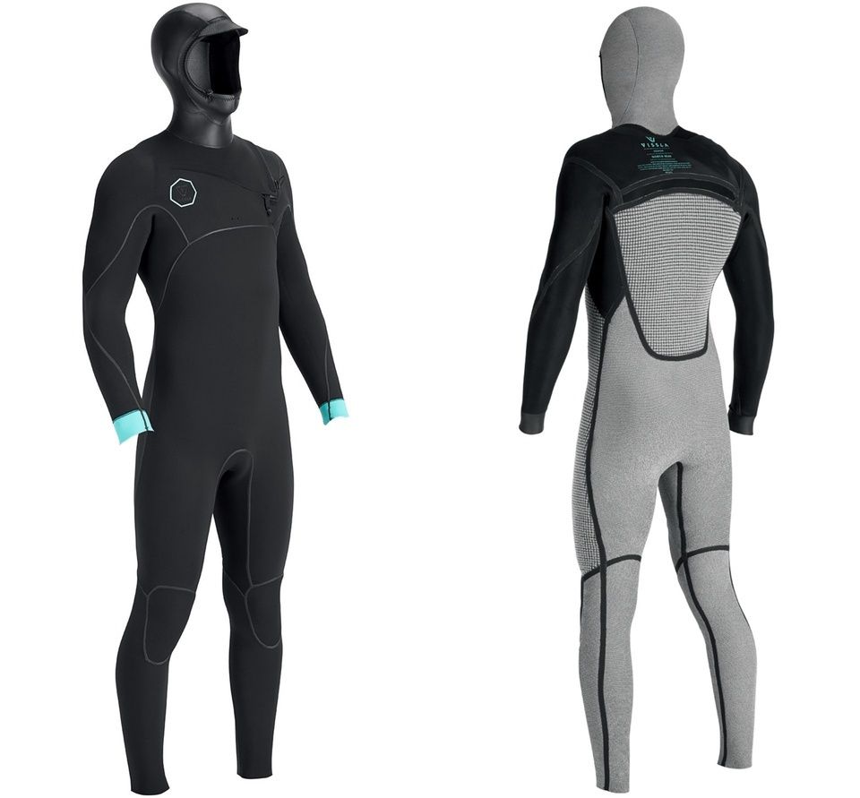 North seas 5.5/4.5 hooded fullsuit, Color: Black, Size: M