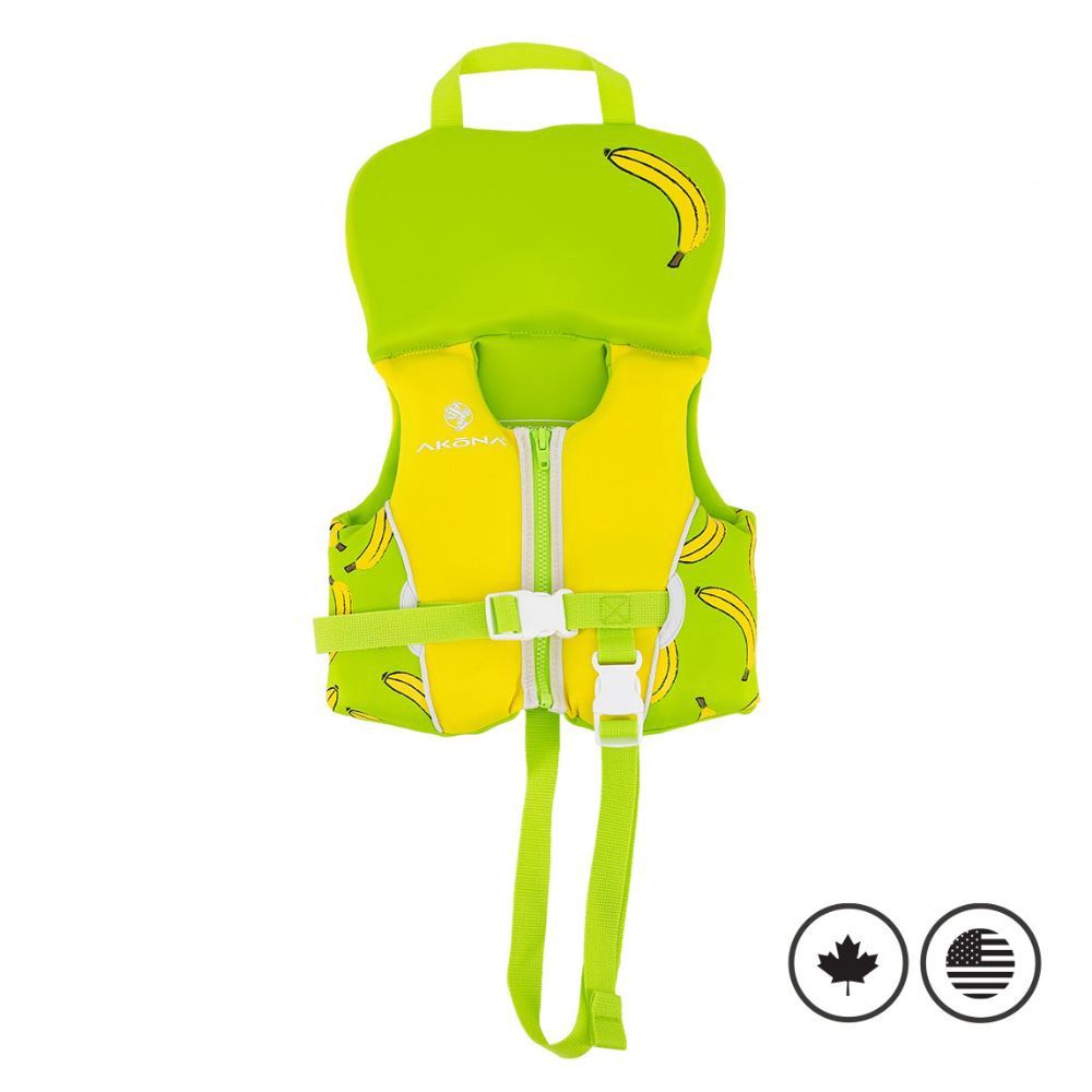 Pulse lifejacket neo infant, Color: bananas, Size: Infant