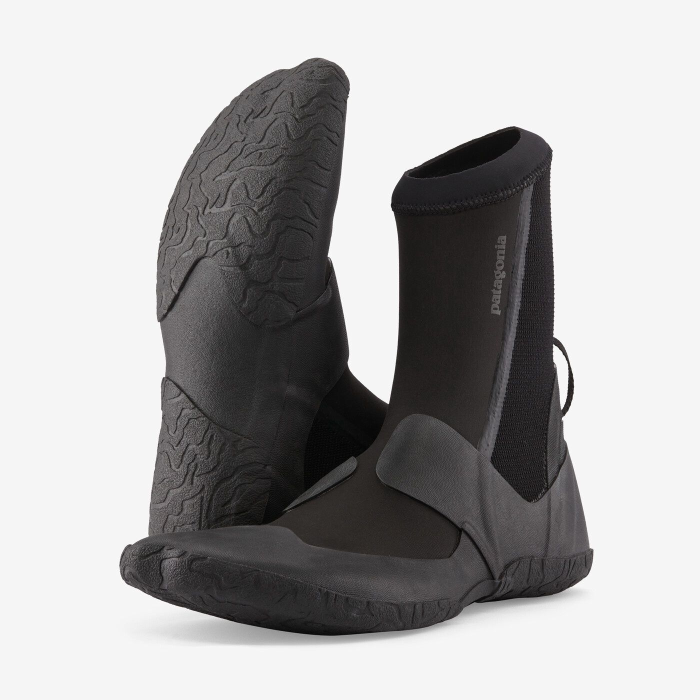 R3 Yulex regulator split toe booties, Color: Blk, Size: 9