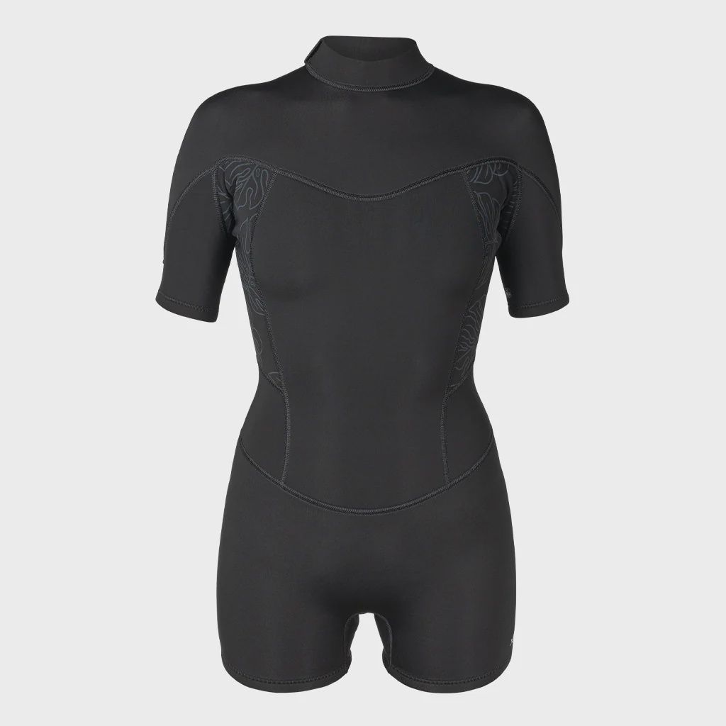 Women&#39;s axis s/s spring suit 2mm, Color: Blk, Size: 12
