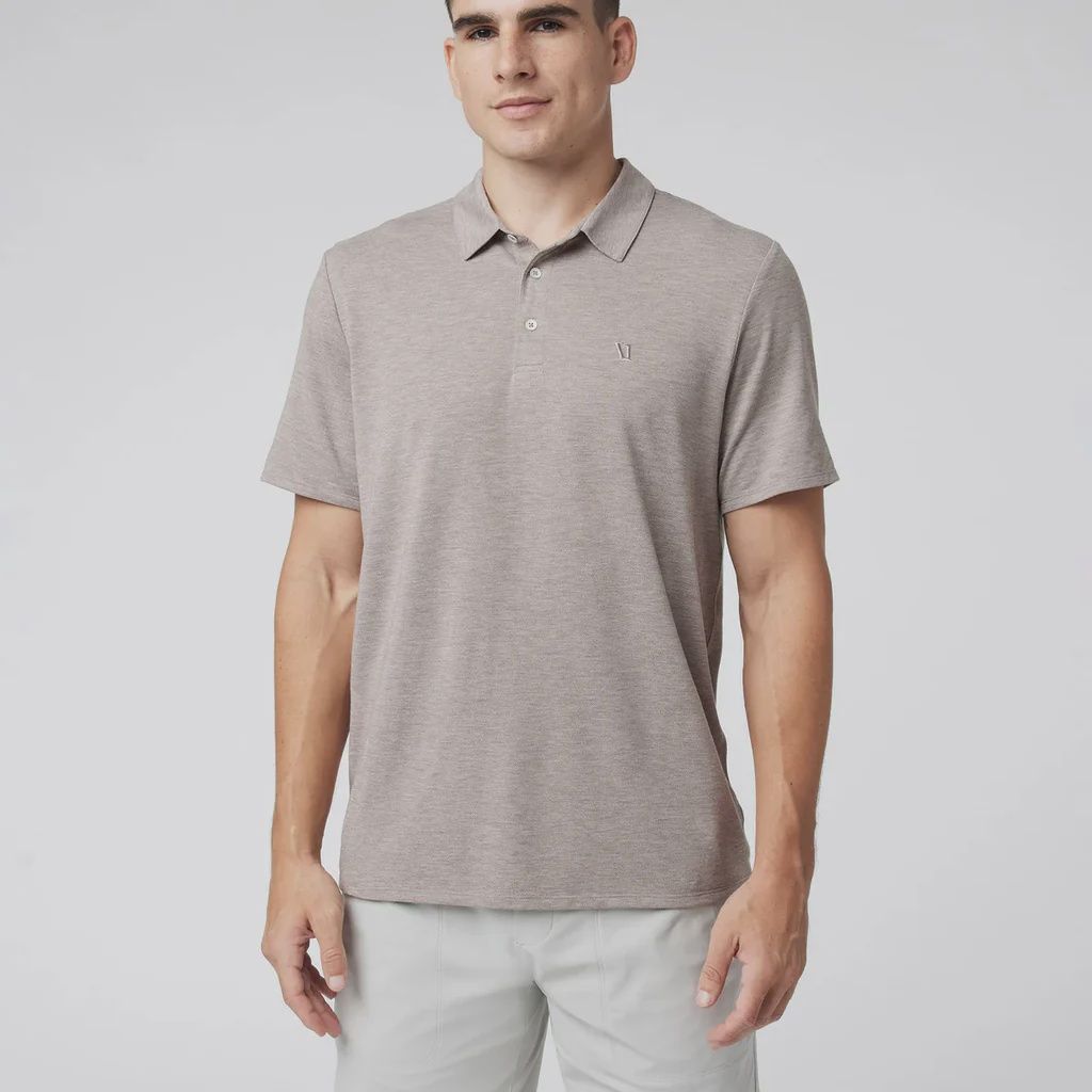 Knit twill polo