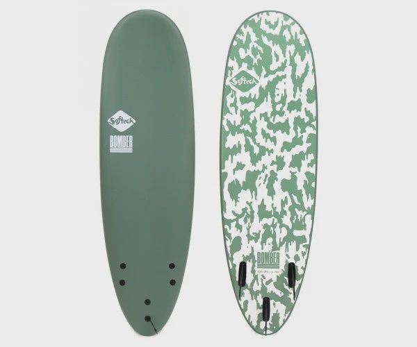 Softech bomber FCS II, Color: Smoke green/white, Size: 6&#39;10&quot;
