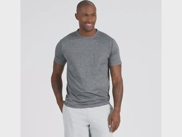 Tradewind performance tee, Color: Htg, Size: M